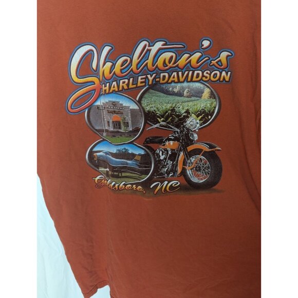 2004 Harley Davidson T Shirt Size XL Harley Davidson Shop Orange Goldsboro NC - Picture 14 of 16